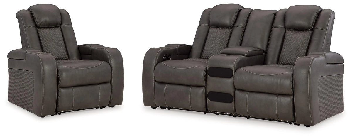 Verlaine Power Reclining Loveseat and Recliner