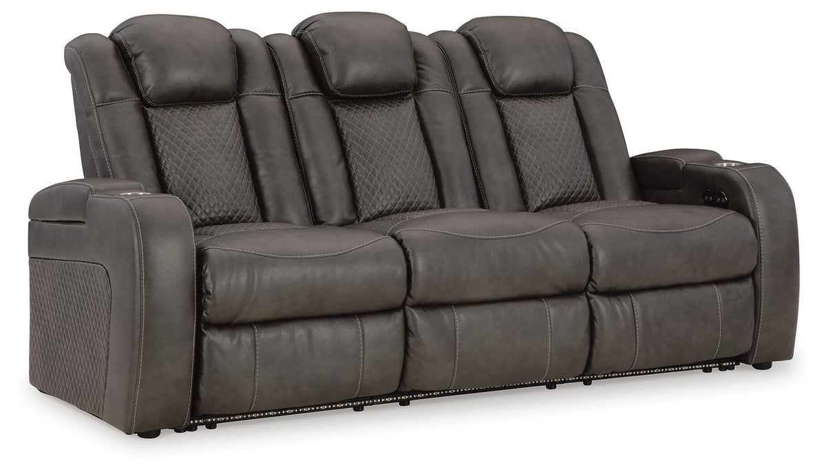 Verlaine Power Reclining Sofa in Shadow