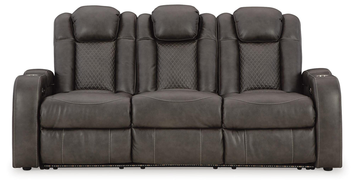 Verlaine Power Reclining Sofa in Shadow