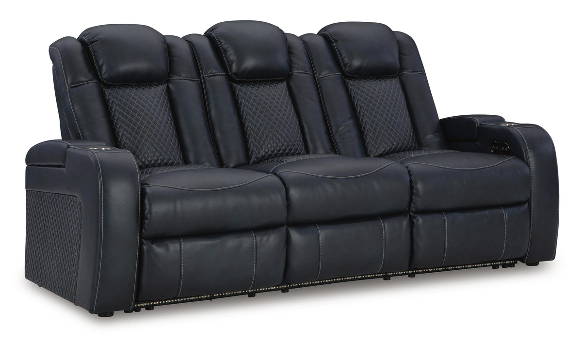 Verlaine Power Reclining Sofa in Sapphire