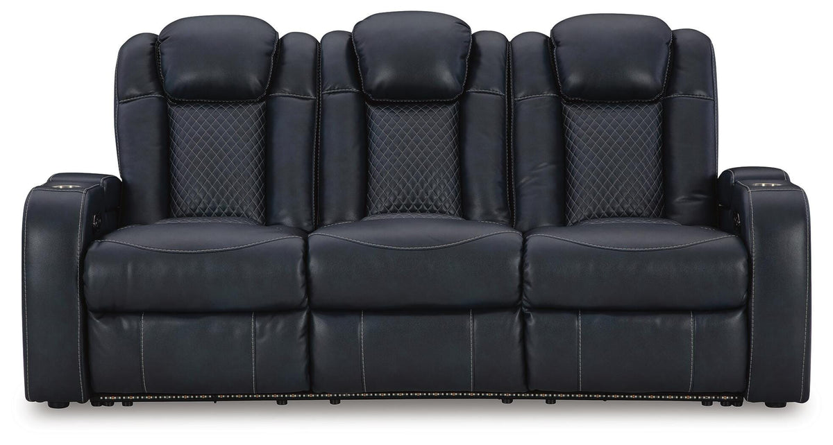 Verlaine Power Reclining Sofa in Sapphire