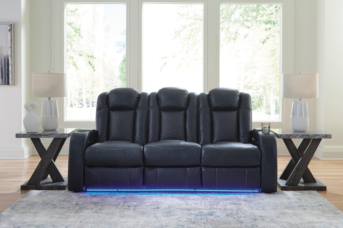 Verlaine Power Reclining Sofa in Sapphire