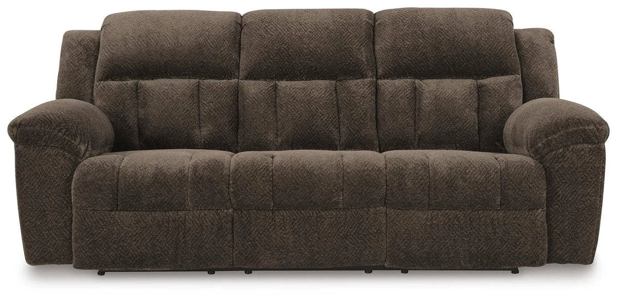Bramwell Reclining Sofa in Chocolate