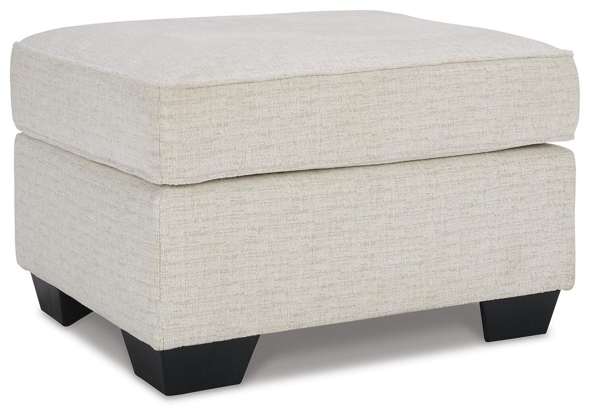 Corvin Ottoman in Snow