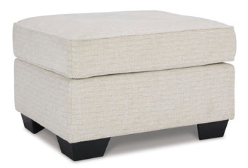 Corvin Ottoman in Snow