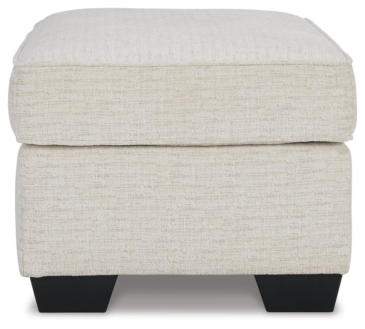 Corvin Ottoman in Snow