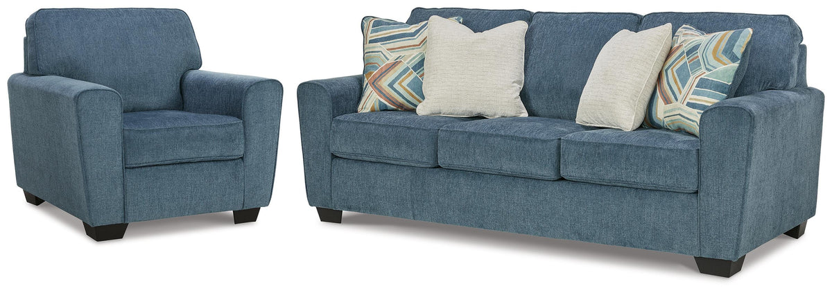 Corvin Queen Sofa Sleeper and Chair