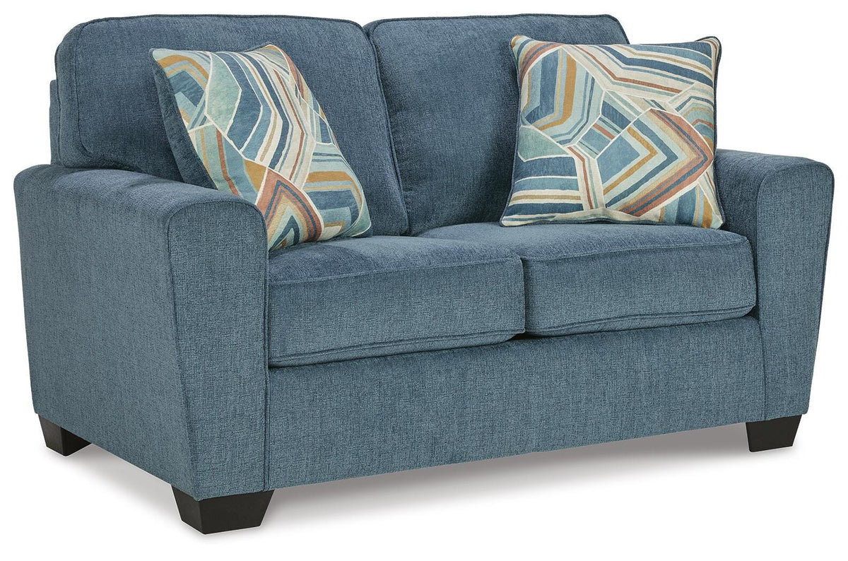 Corvin Loveseat in Blue