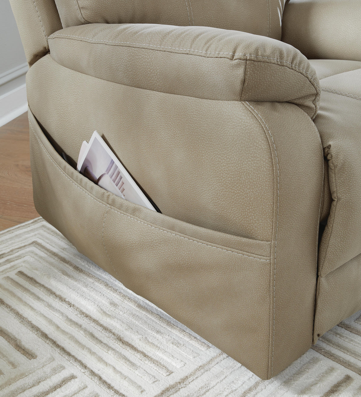 Arlen Power Lift Recliner in Sand