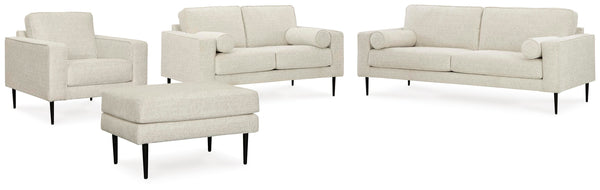 Hazela Sofa, Loveseat, Chair and Ottoman