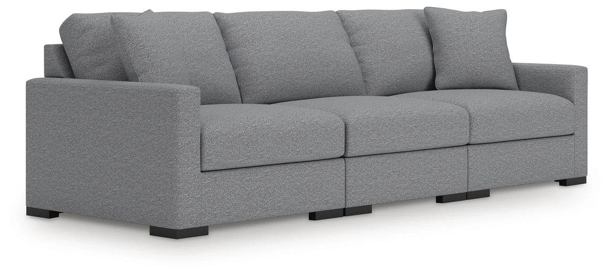 Tallow 3-Piece Sectional Sofa in Salt and Pepper