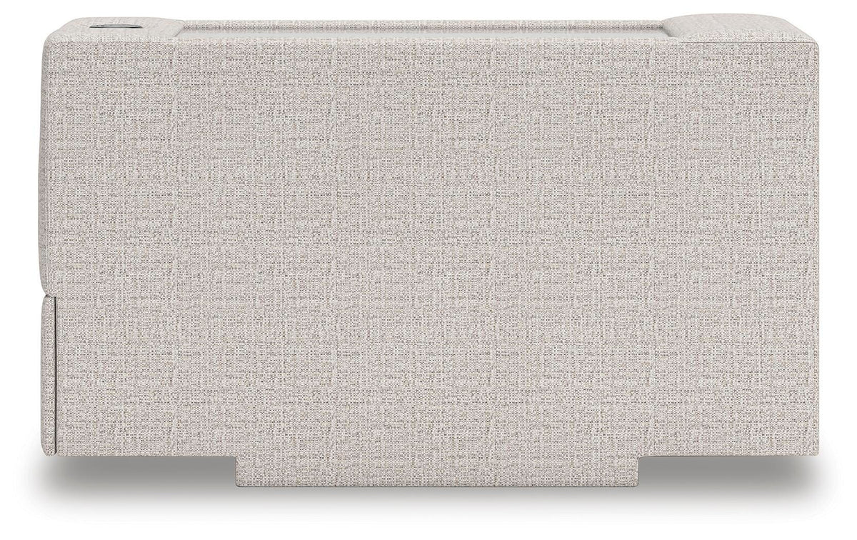 Tallow 5-Piece Sectional with Audio Consoles in Stone