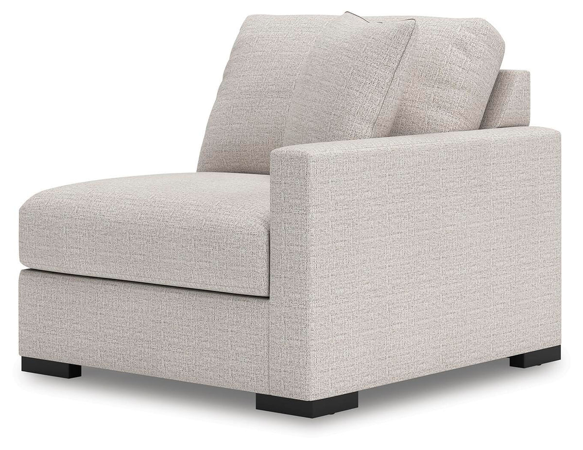 Tallow 6-Piece Sectional with Storage Console in Stone