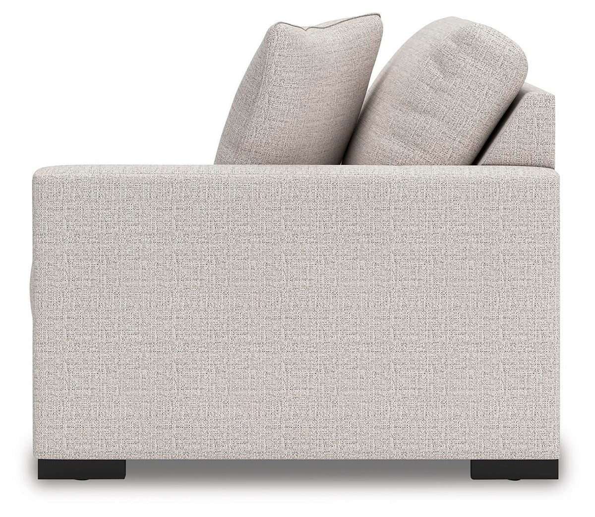 Tallow 4-Piece Sectional with Storage Console in Stone