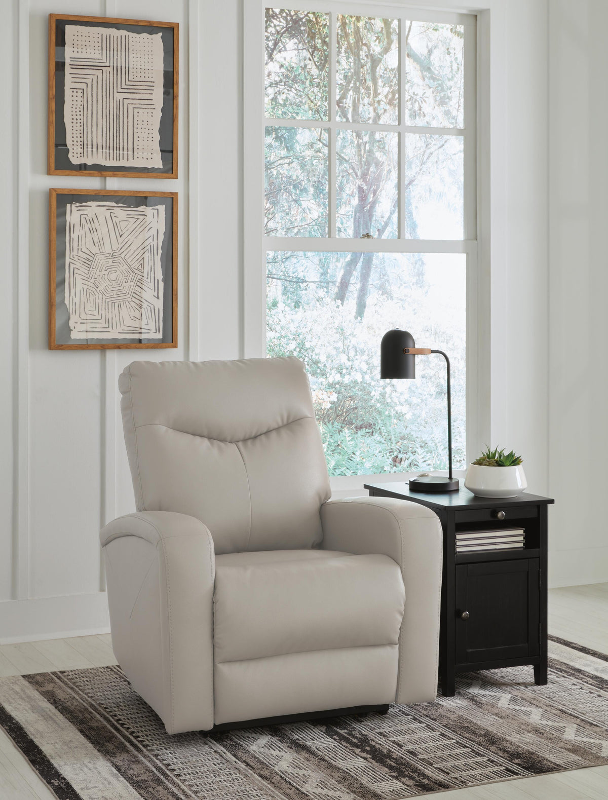 Corvis Power Recliner in Dove Gray