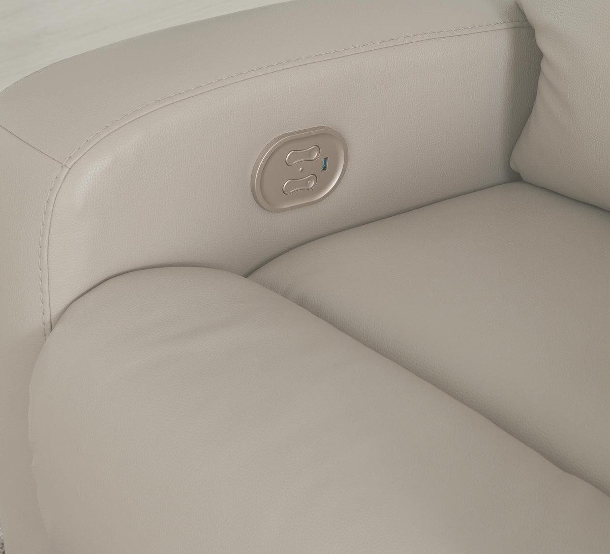 Corvis Power Recliner in Dove Gray