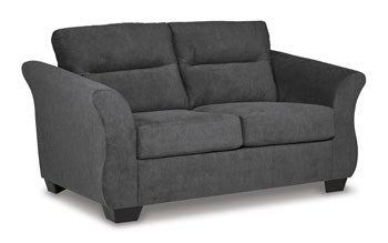 Kadric Loveseat in Gunmetal