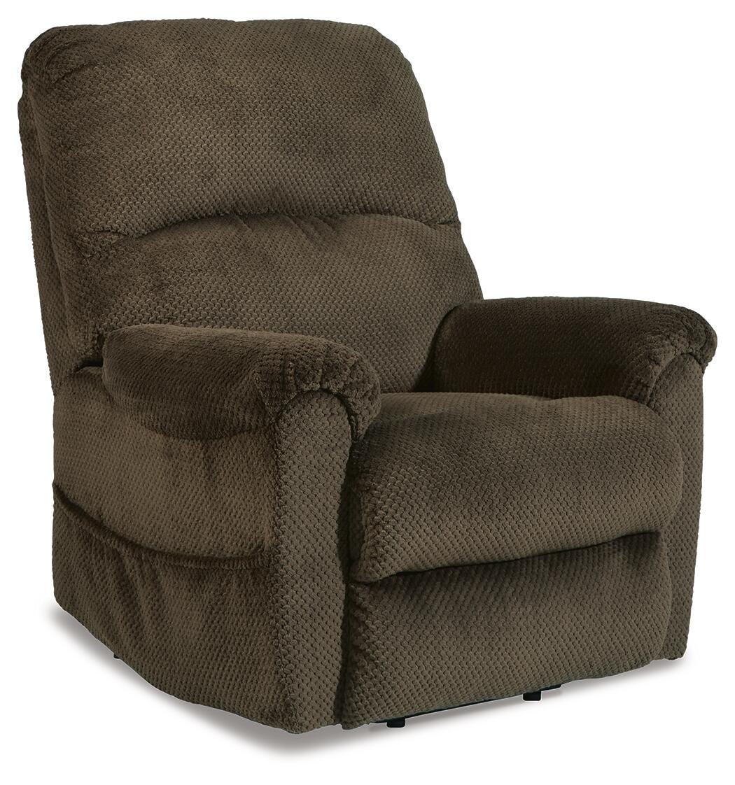Alderfield Power Lift Recliner in Chocolate