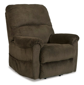 Alderfield Power Lift Recliner in Chocolate