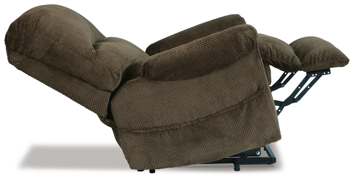 Alderfield Power Lift Recliner in Chocolate