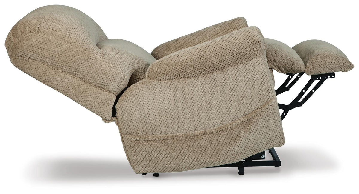 Alderfield Power Lift Recliner in Toast