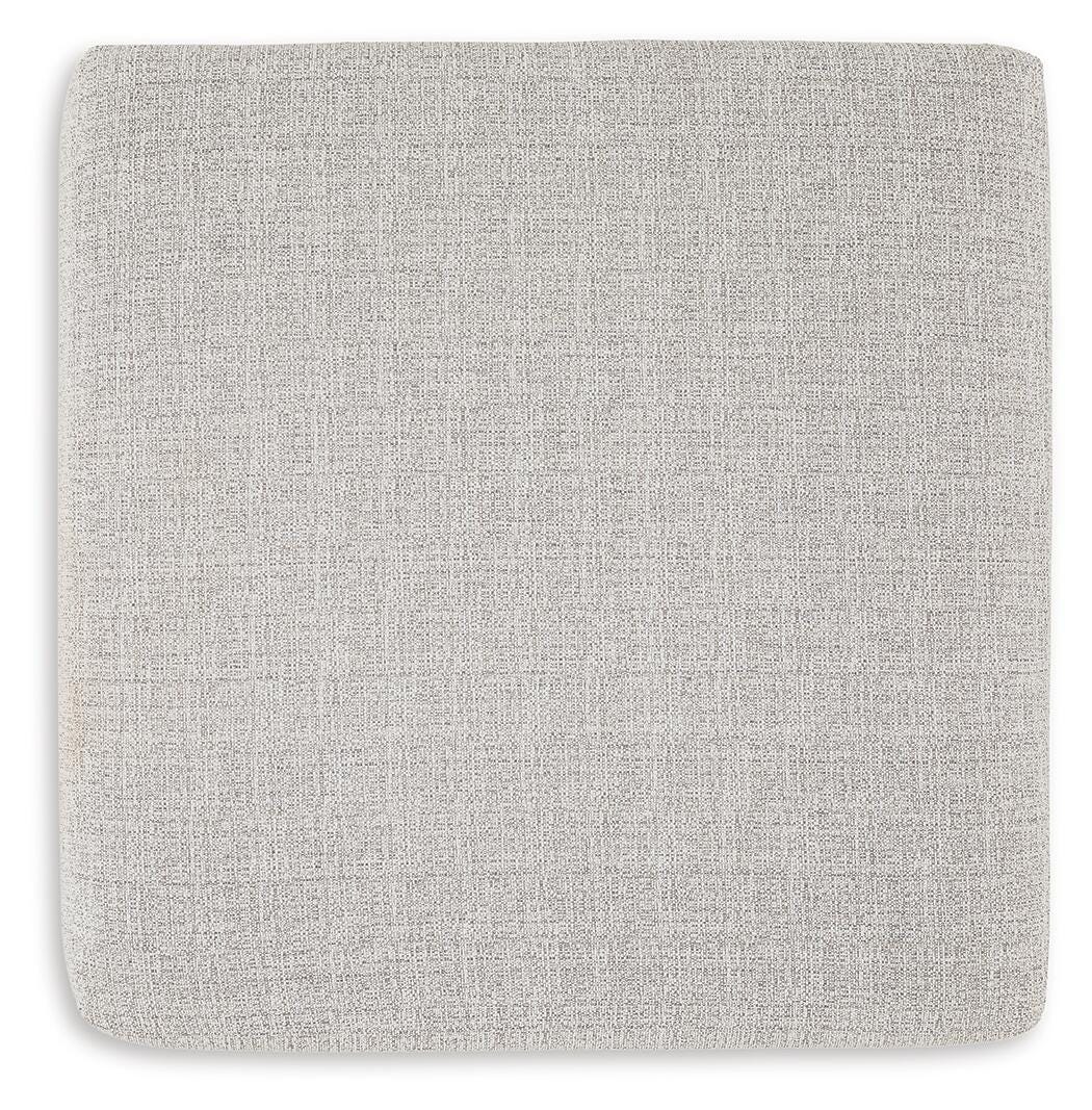 Jervis Oversized Accent Ottoman in Stone