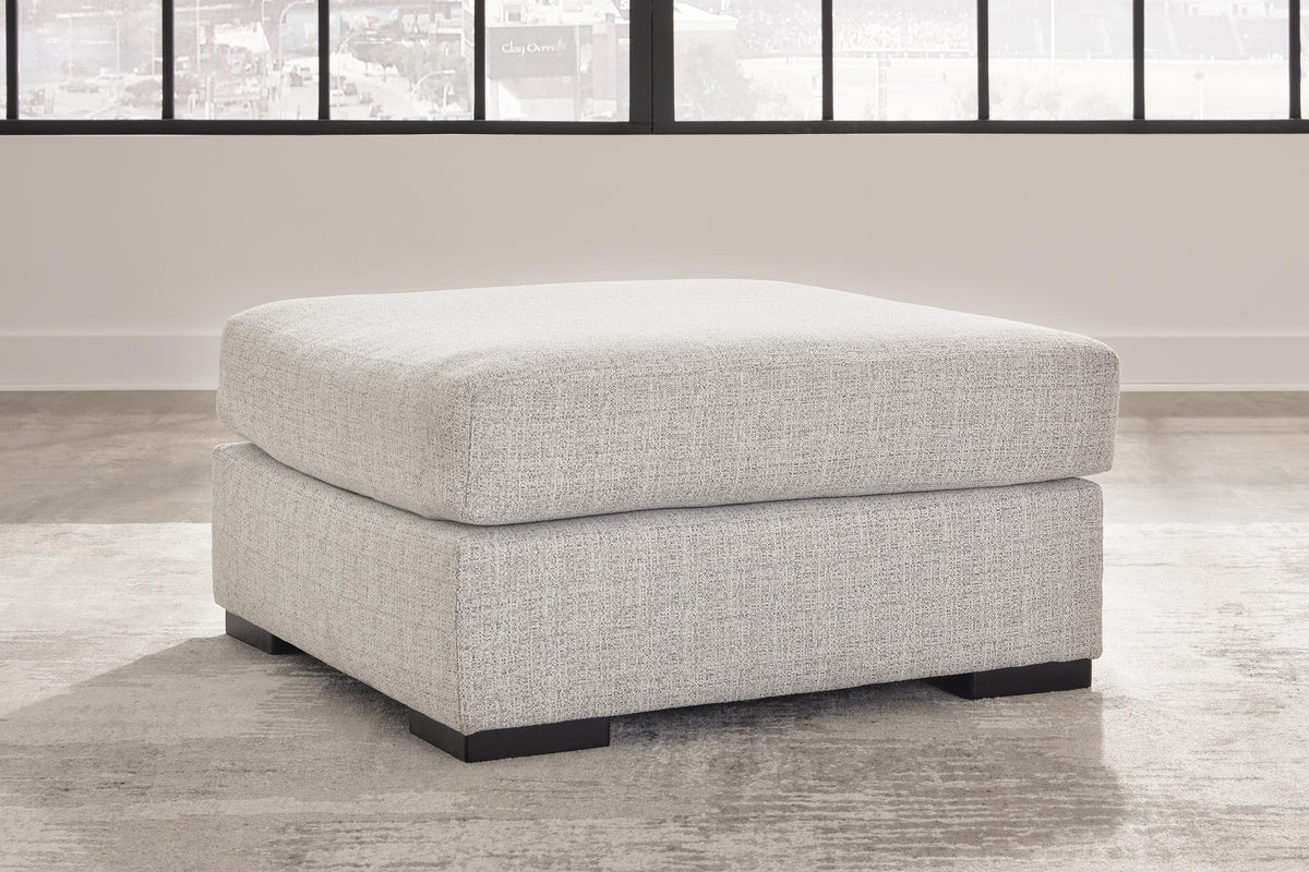 Jervis Oversized Accent Ottoman in Stone