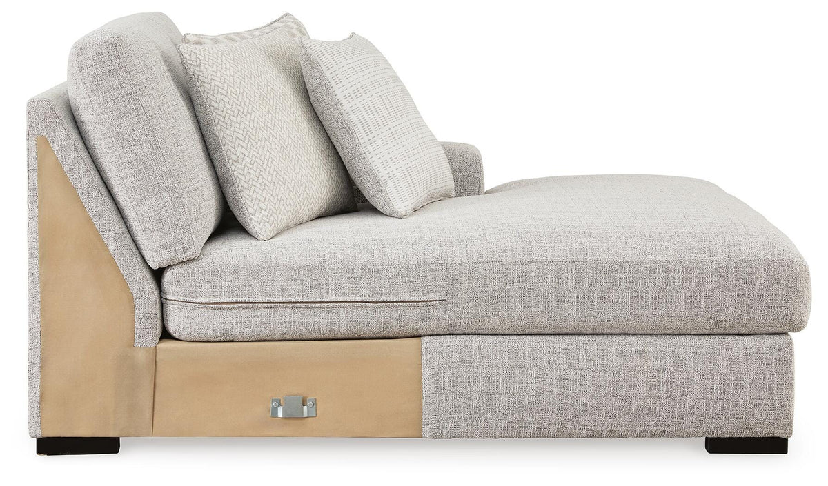Jervis 6-Piece Sectional with Chaise in Stone II
