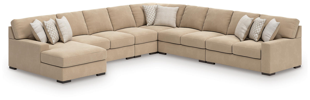 Jervis 6-Piece Sectional with Chaise in Dune