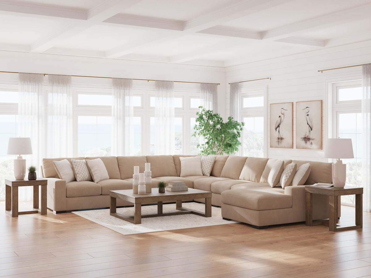Jervis 6-Piece Sectional with Chaise in Dune II