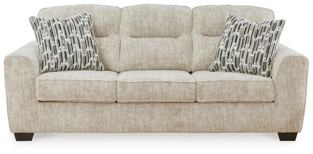 Torin Sofa and Loveseat in Parchment