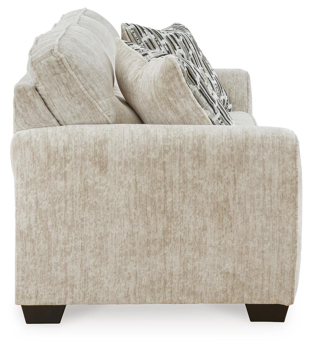 Torin Sofa and Loveseat in Parchment