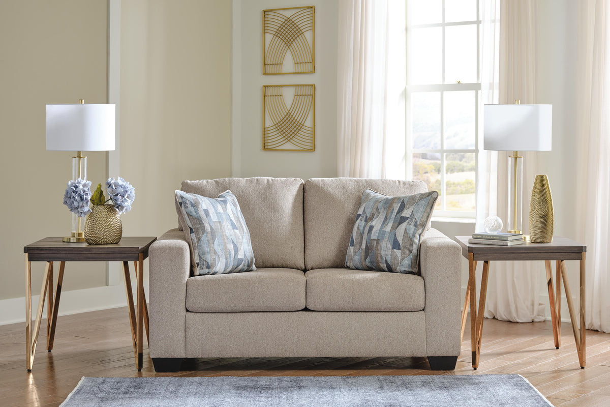 Nambucca Sofa and Loveseat in Parchment