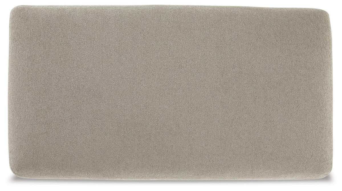 Marlowe Ottoman in Flax