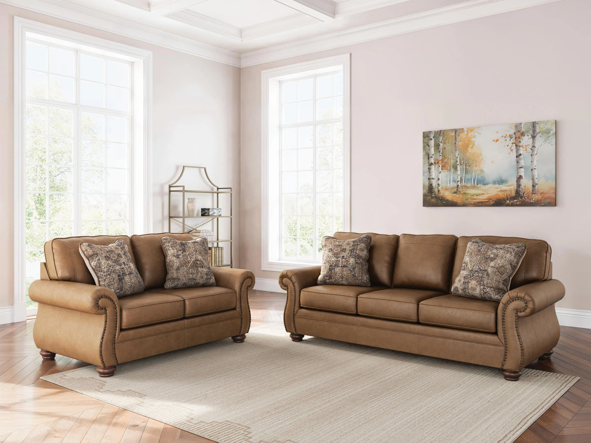 Marlo Sofa and Loveseat in Earth