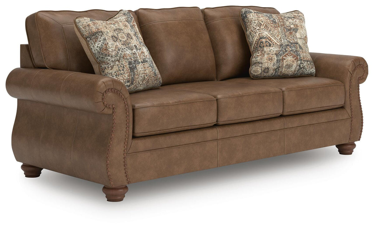 Thornbury Bay Sofa and Recliner in Earth