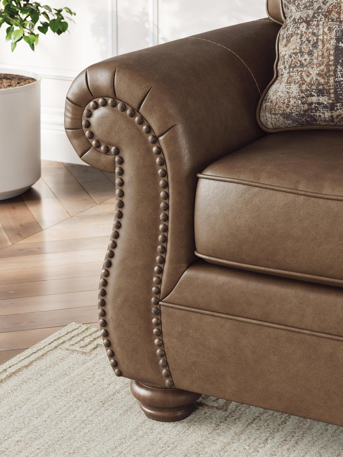 Thornbury Bay Sofa and Loveseat in Earth