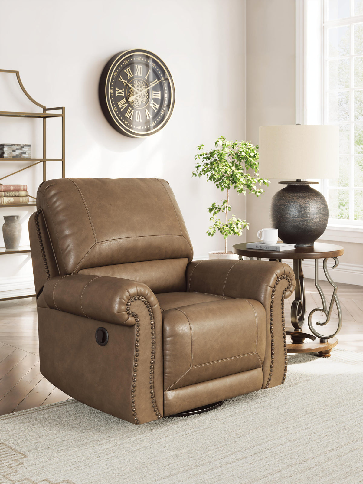 Thornbury Bay Sofa and Recliner in Earth