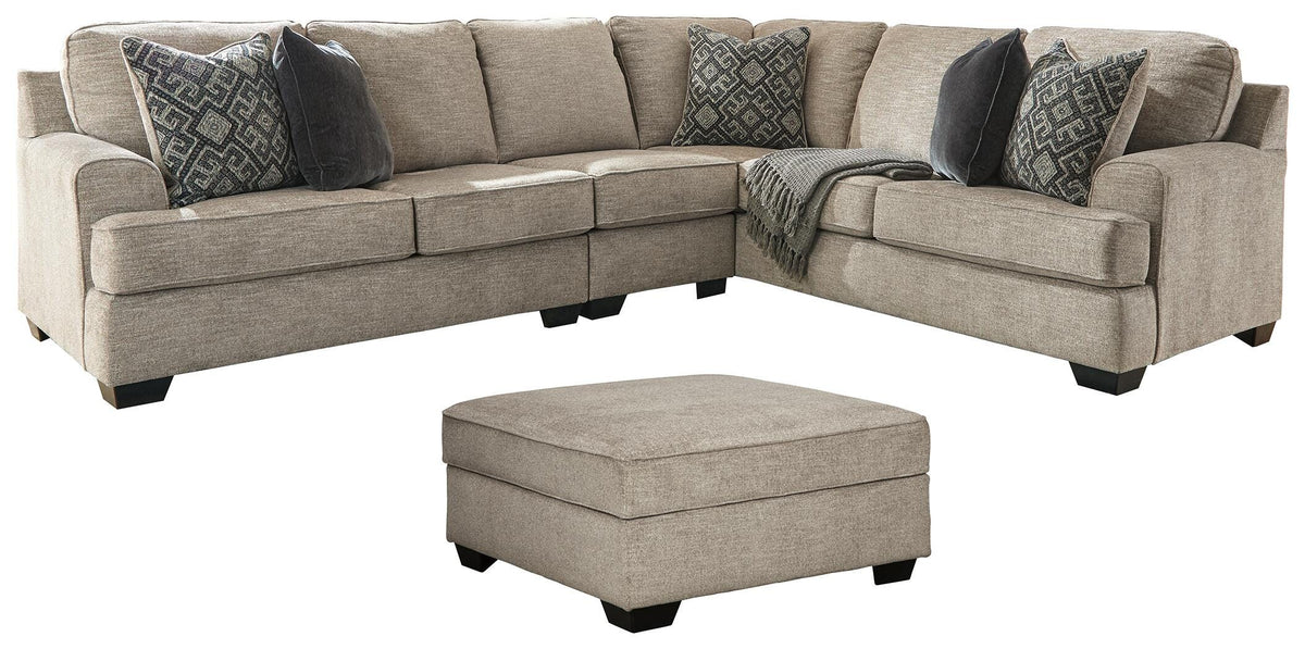 Ashdale 3-Piece Sectional with Ottoman
