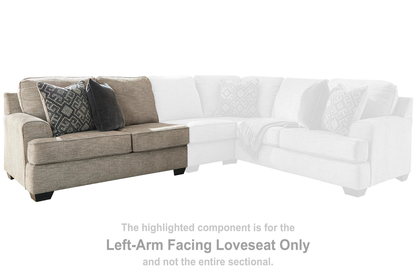 Bovarian Left-Arm Facing Loveseat