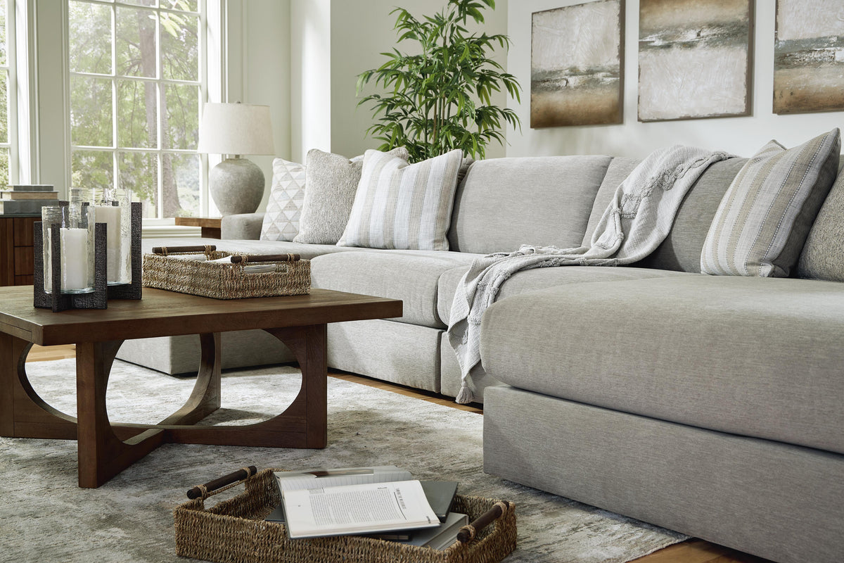 Brinley 4-Piece Double Chaise Sectional