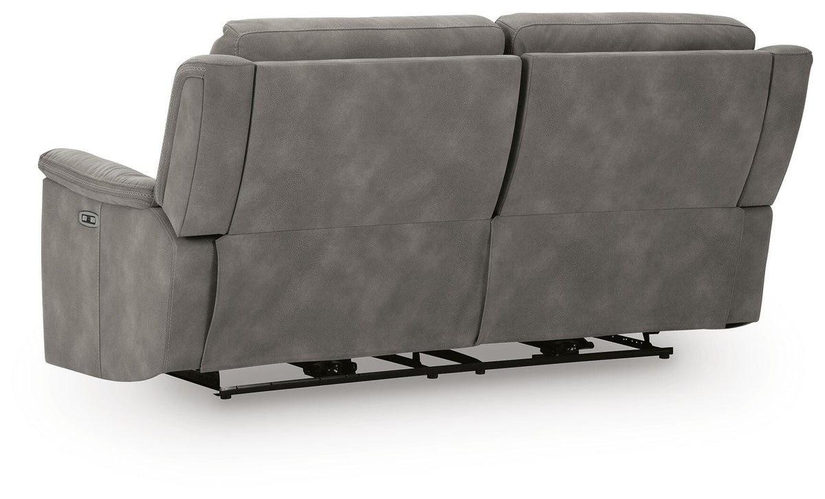Arlen Power Reclining Sofa in Slate