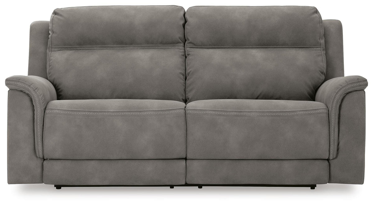 Arlen Power Reclining Sofa in Slate