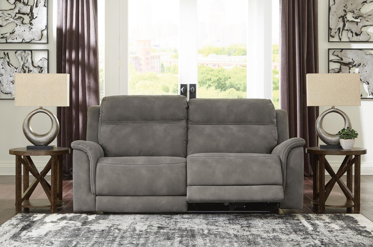 Arlen Power Reclining Sofa in Slate