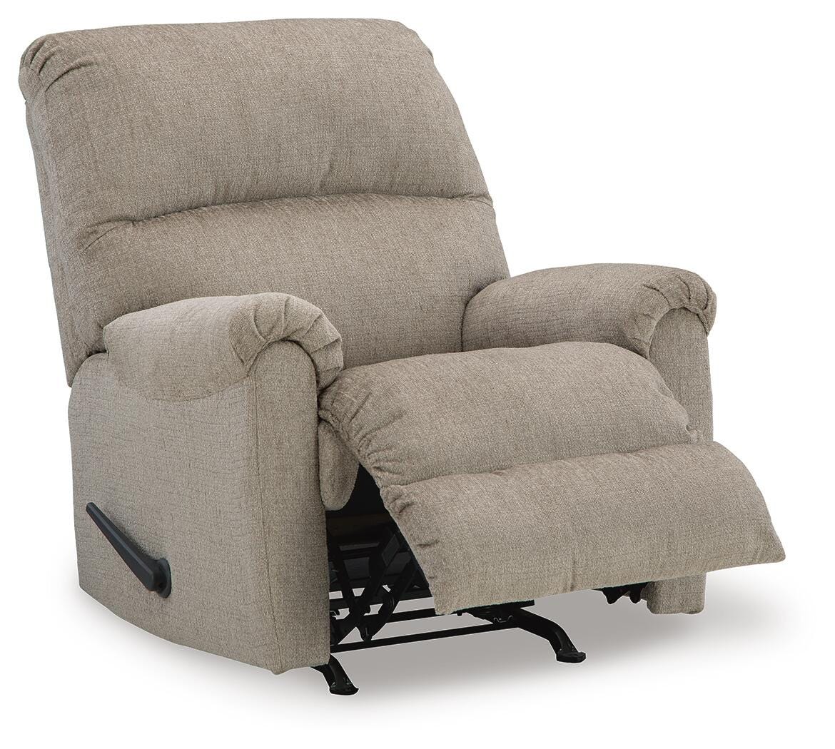 Bexley Sofa and Recliner in Taupe