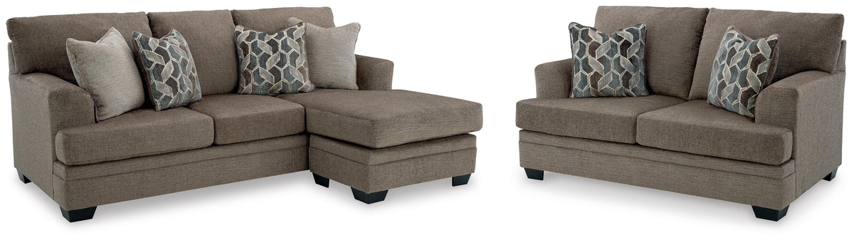 Bexley Sofa Chaise and Loveseat