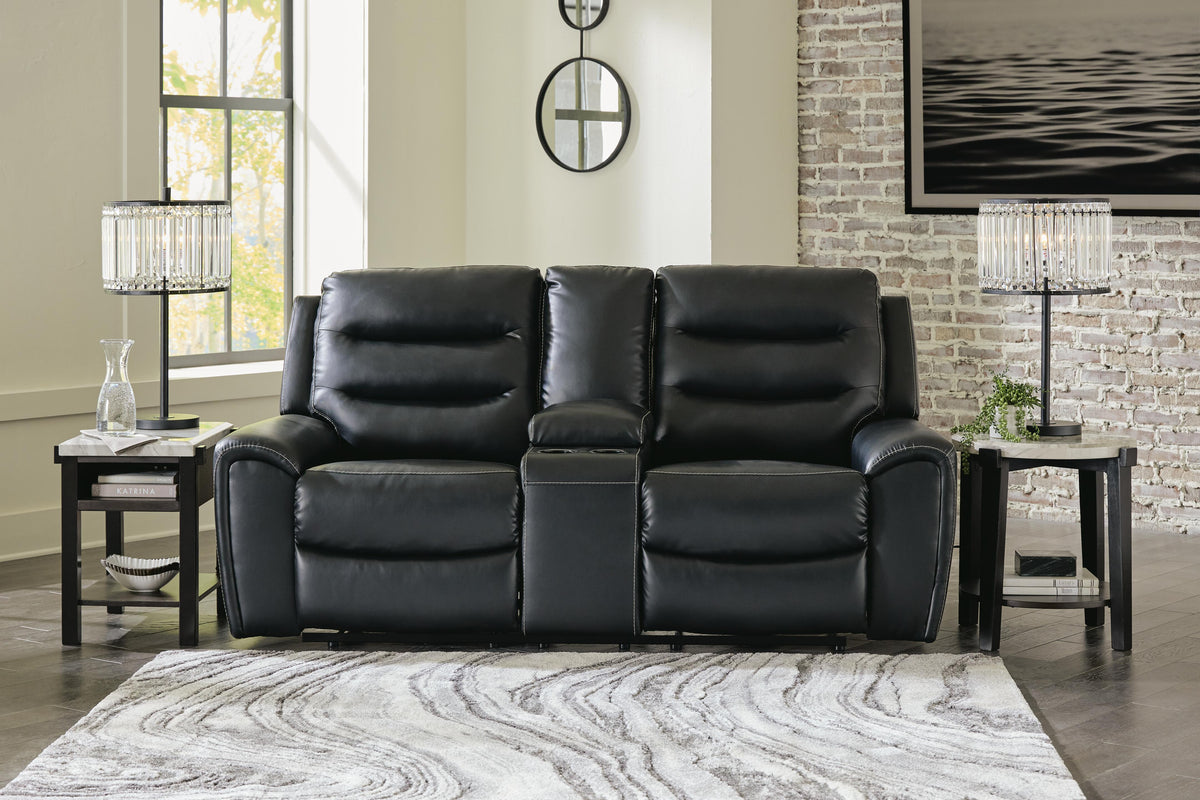 Verve Bay Power Reclining Sofa with Loveseat and Recliner