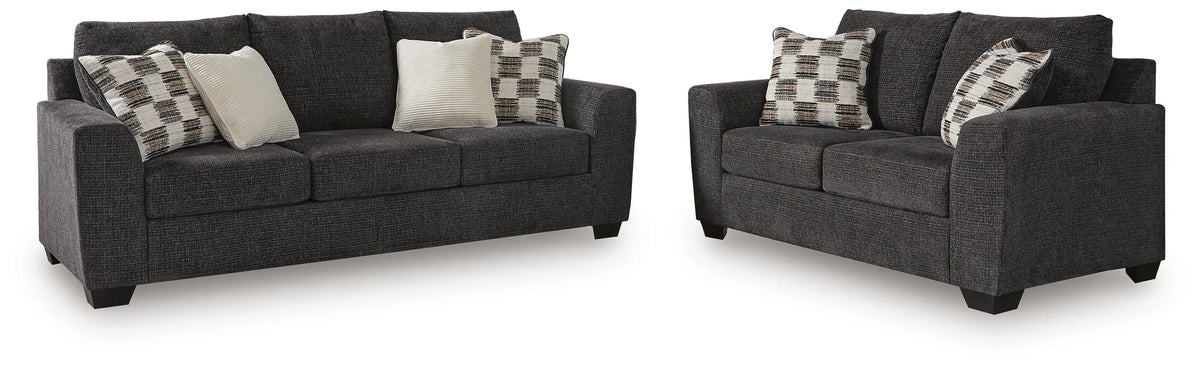 Harlan Bay Sofa and Loveseat
