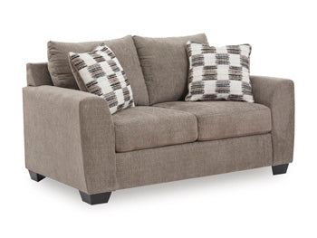 Harlan Bay Loveseat in Truffle