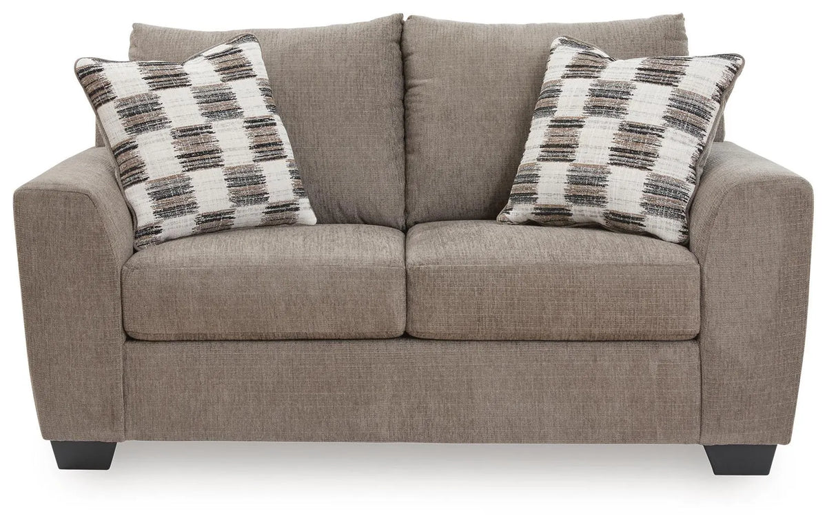 Harlan Bay Loveseat in Truffle